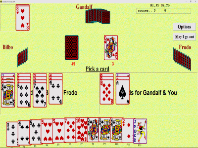 CANASTA Card Game From Special K screen shot