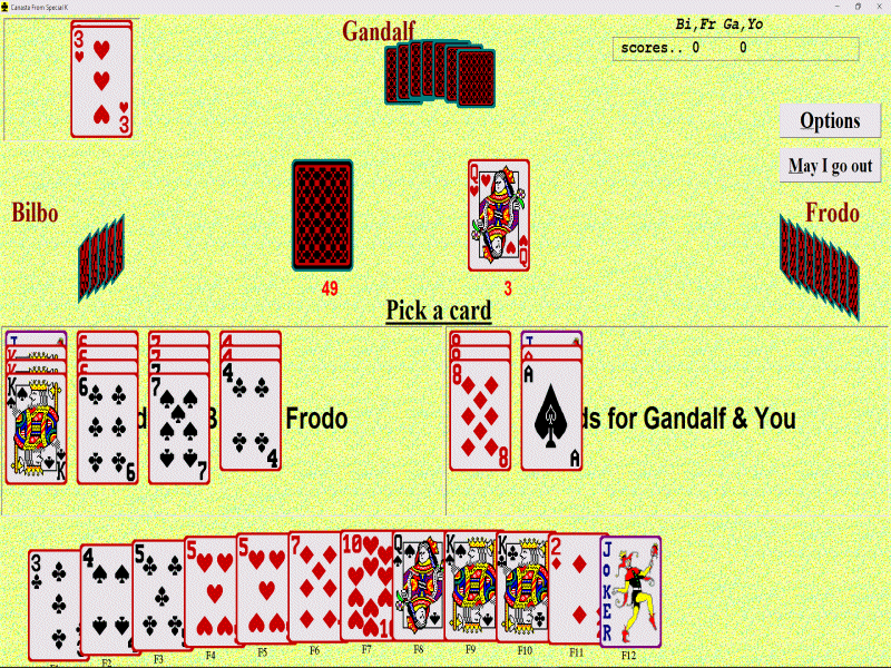 CANASTA Card Game From Special K